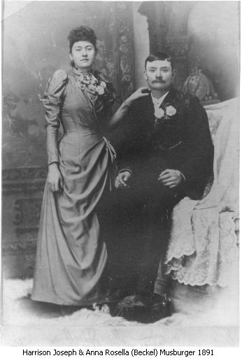 Harrison & Anna 1891