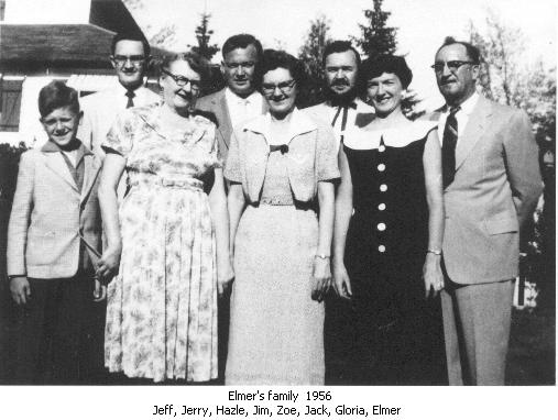Elmer Musburger Family 1956